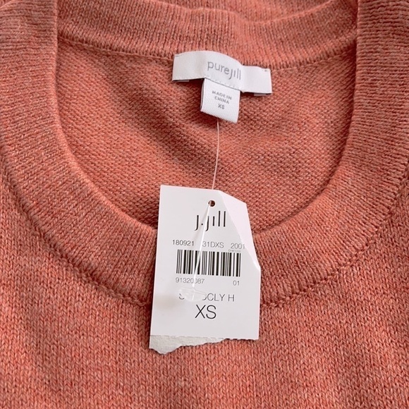 new Pure Jill Orange Knit Drawstring Sweater Dress US XS - Picture 6 of 7